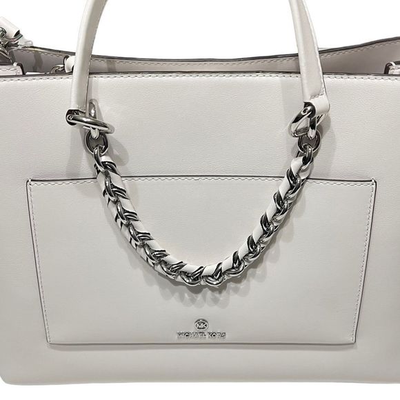 NWT Michael Kors Cece Ribbon Chain Satchel - Picture 5 of 16